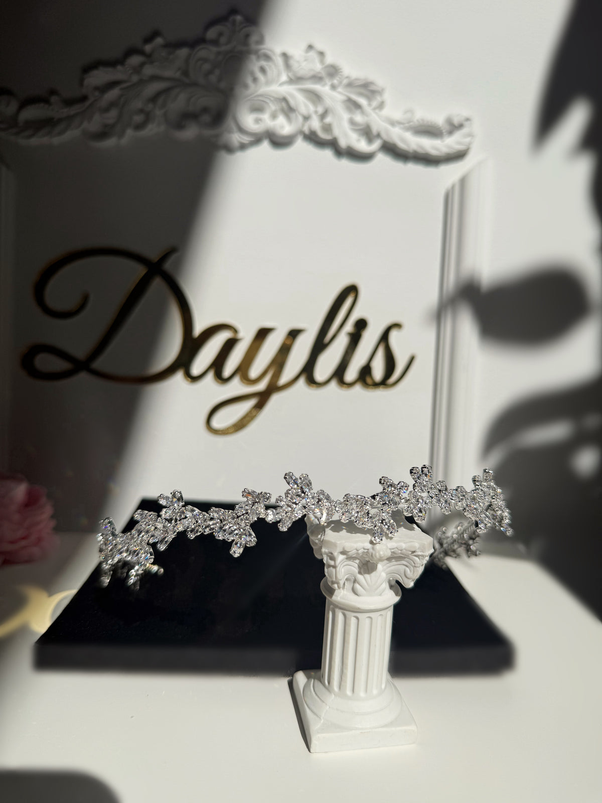 Diadema flexibila cristale zirconiu Alana - Daylis