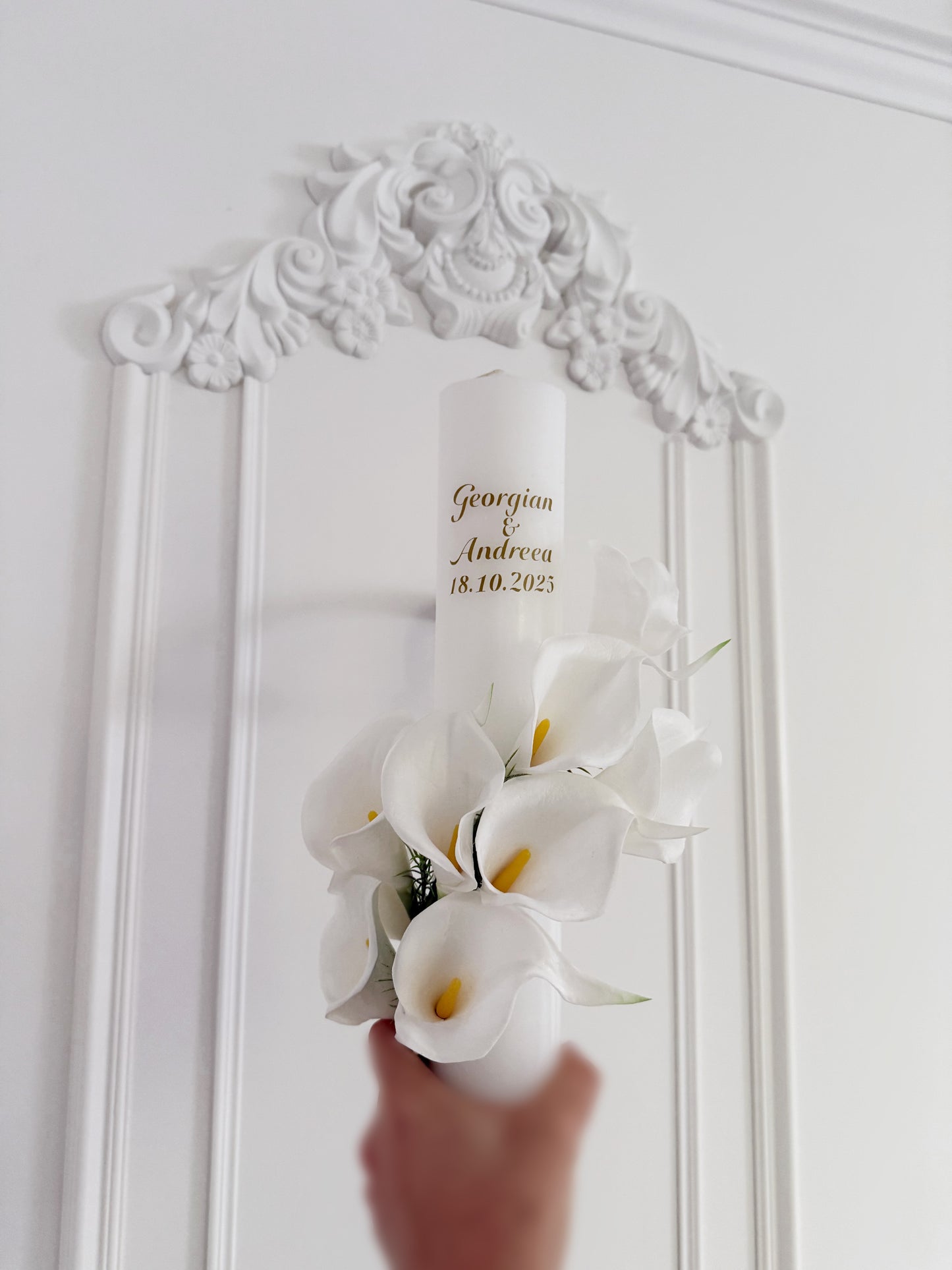 Lumânare cununie Cale personalizata - Daylis