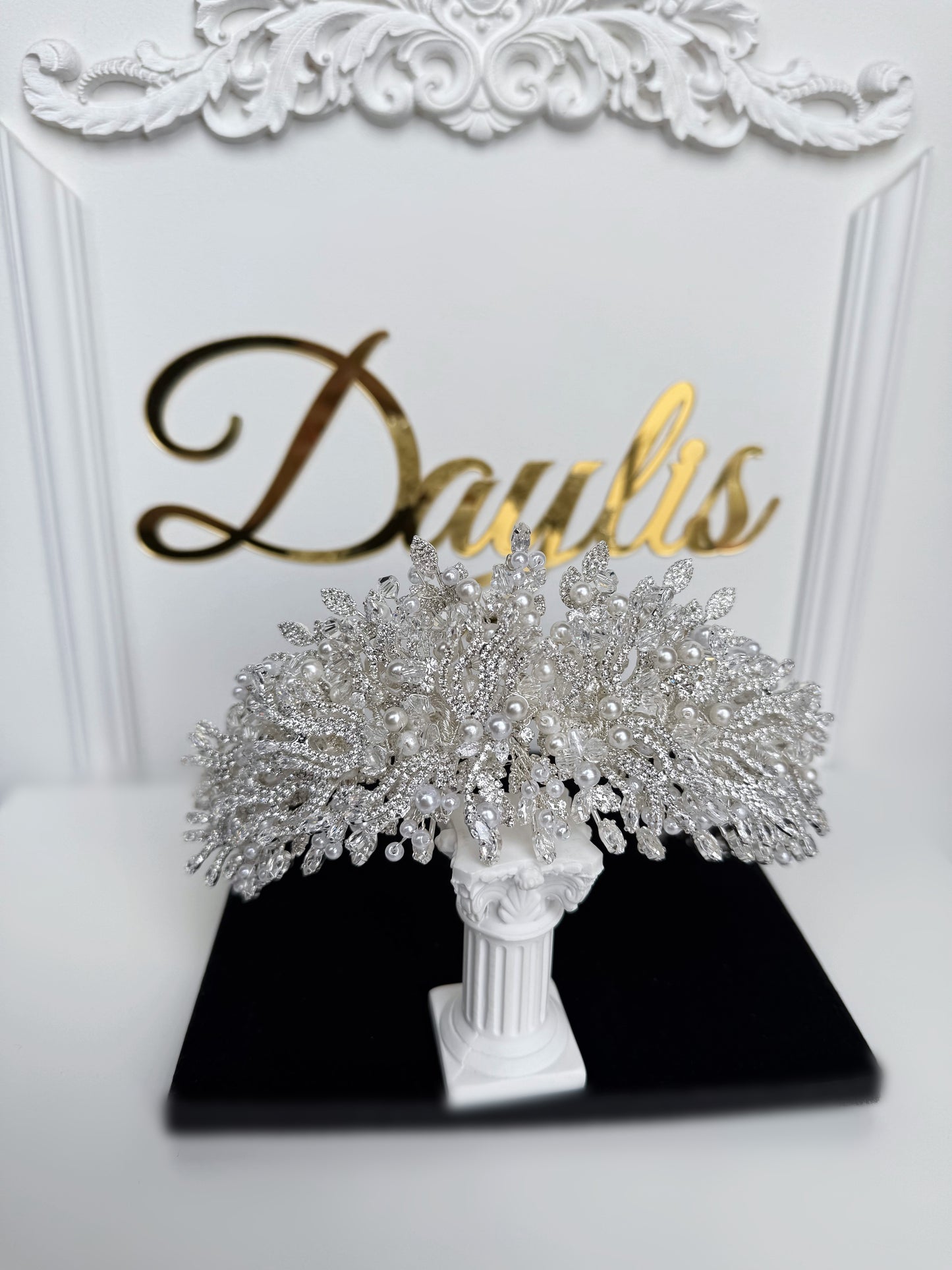 Diadema cristale zirconiu Loredana - Daylis