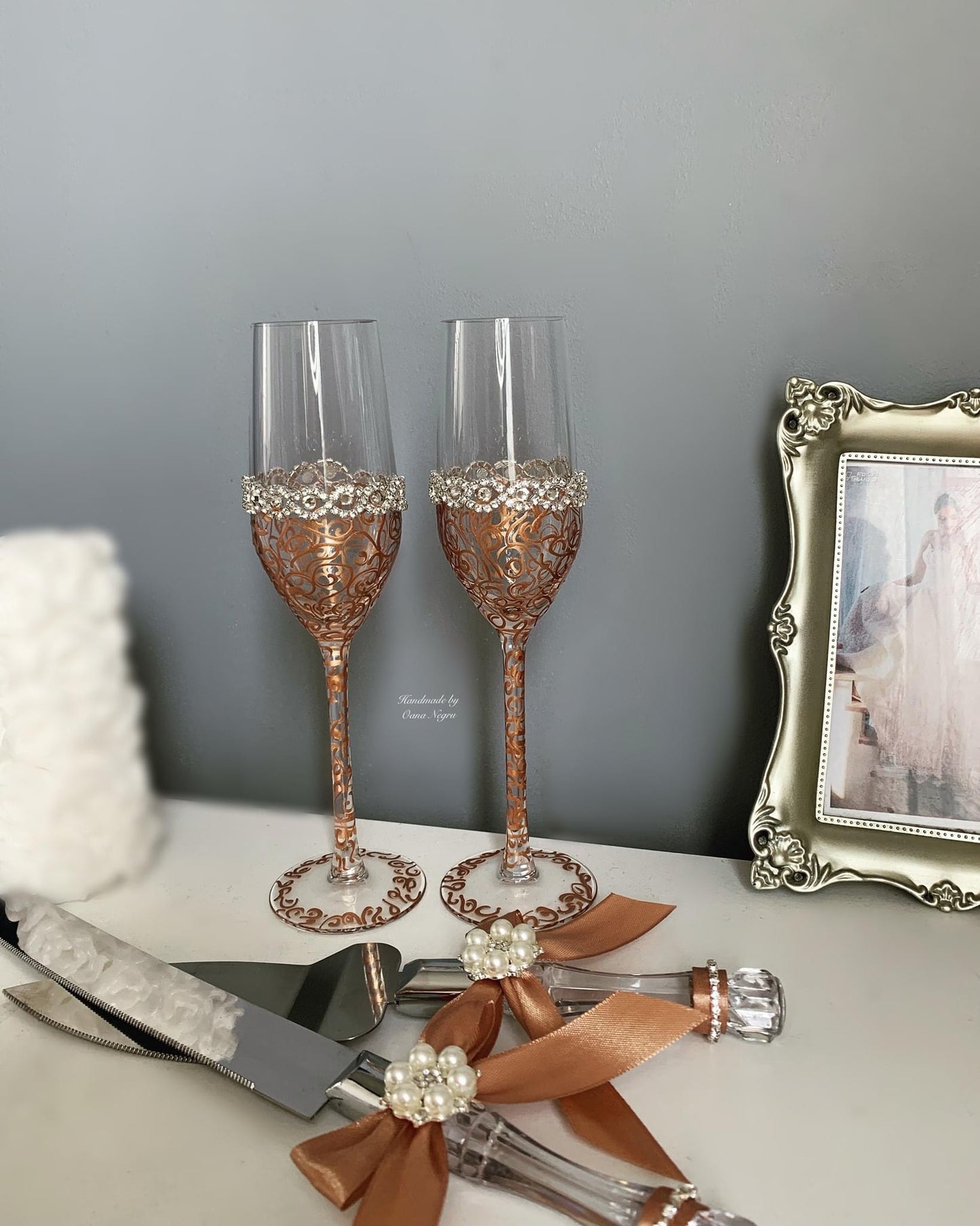 Pahare pictate Glamour Daylis