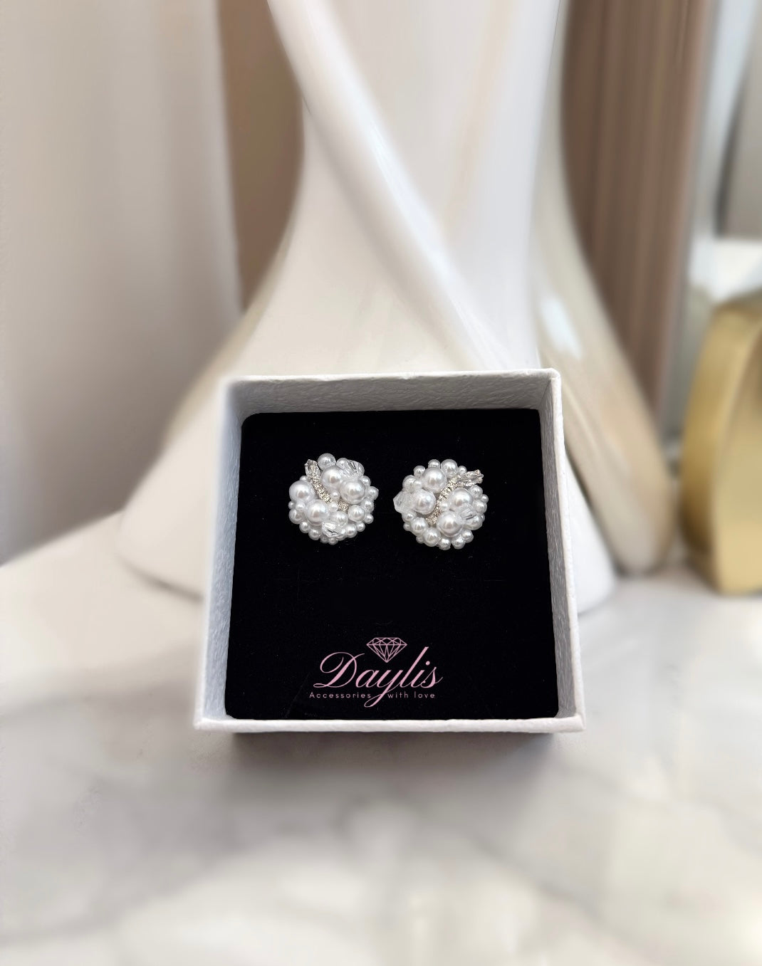 Cercei handmade cu perle - Daylis