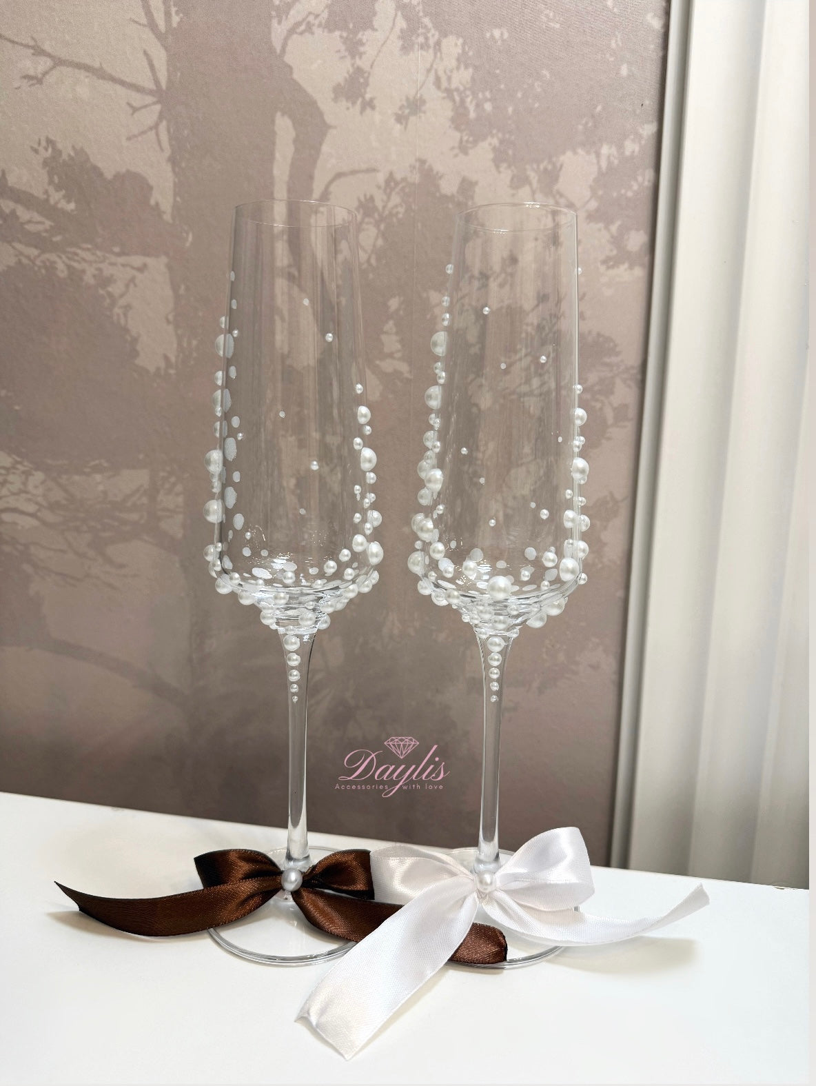 Pahare cu perle Serenity - Daylis