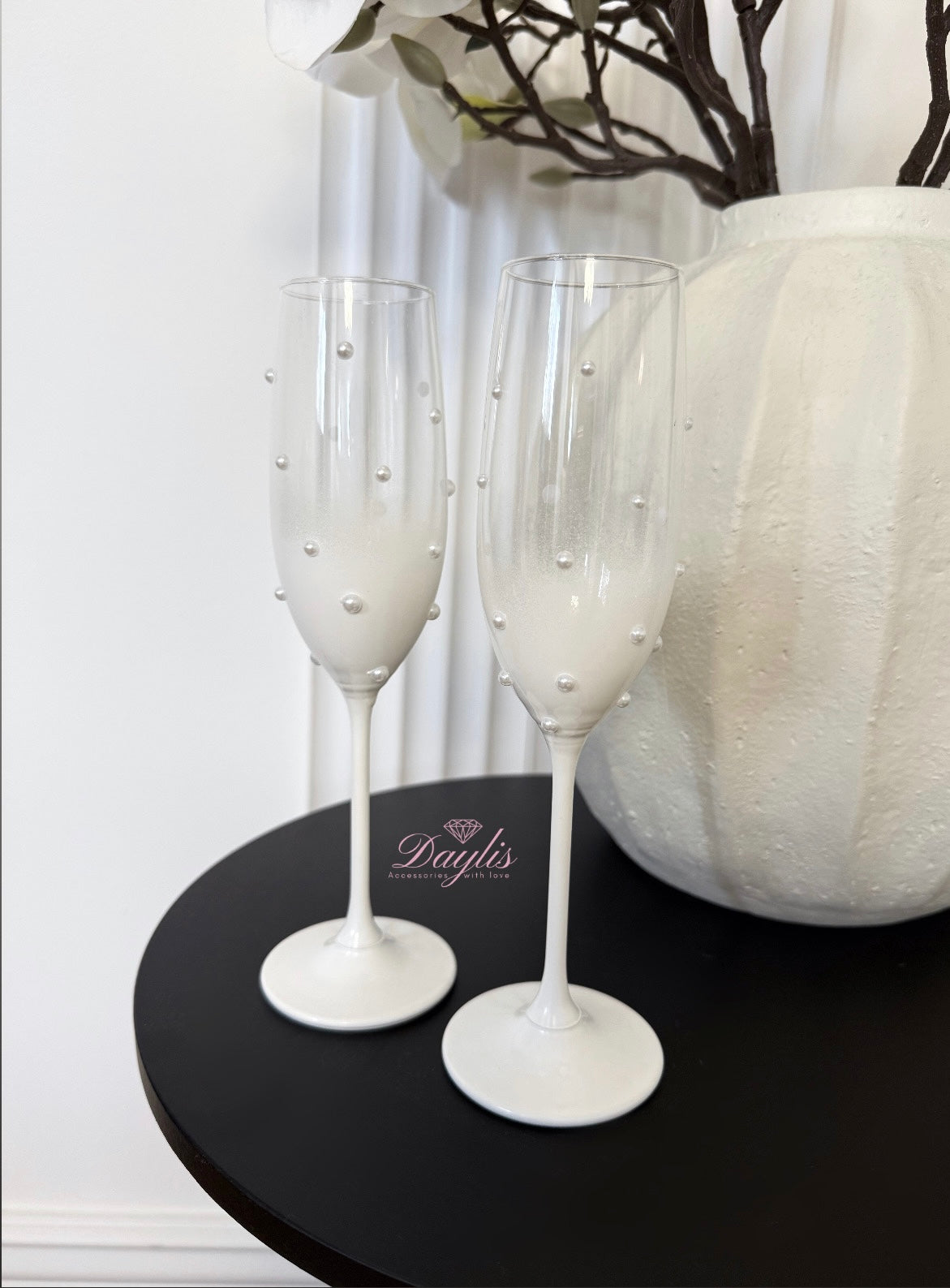 Pahare Elegance Pearl - Daylis