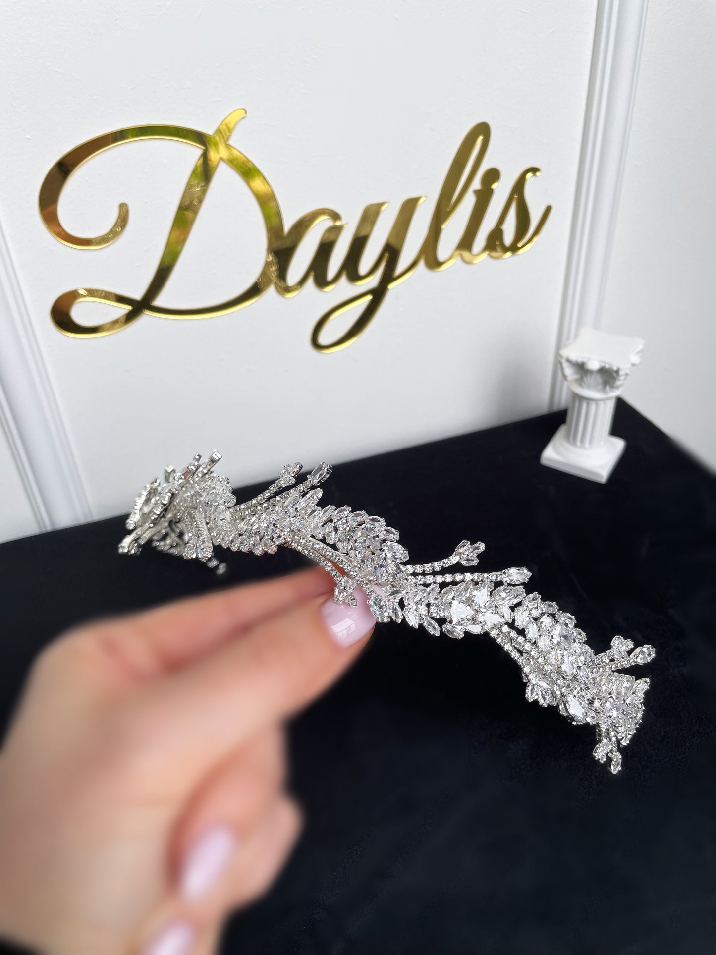 Diadema cristale zirconiu Helin Daylis