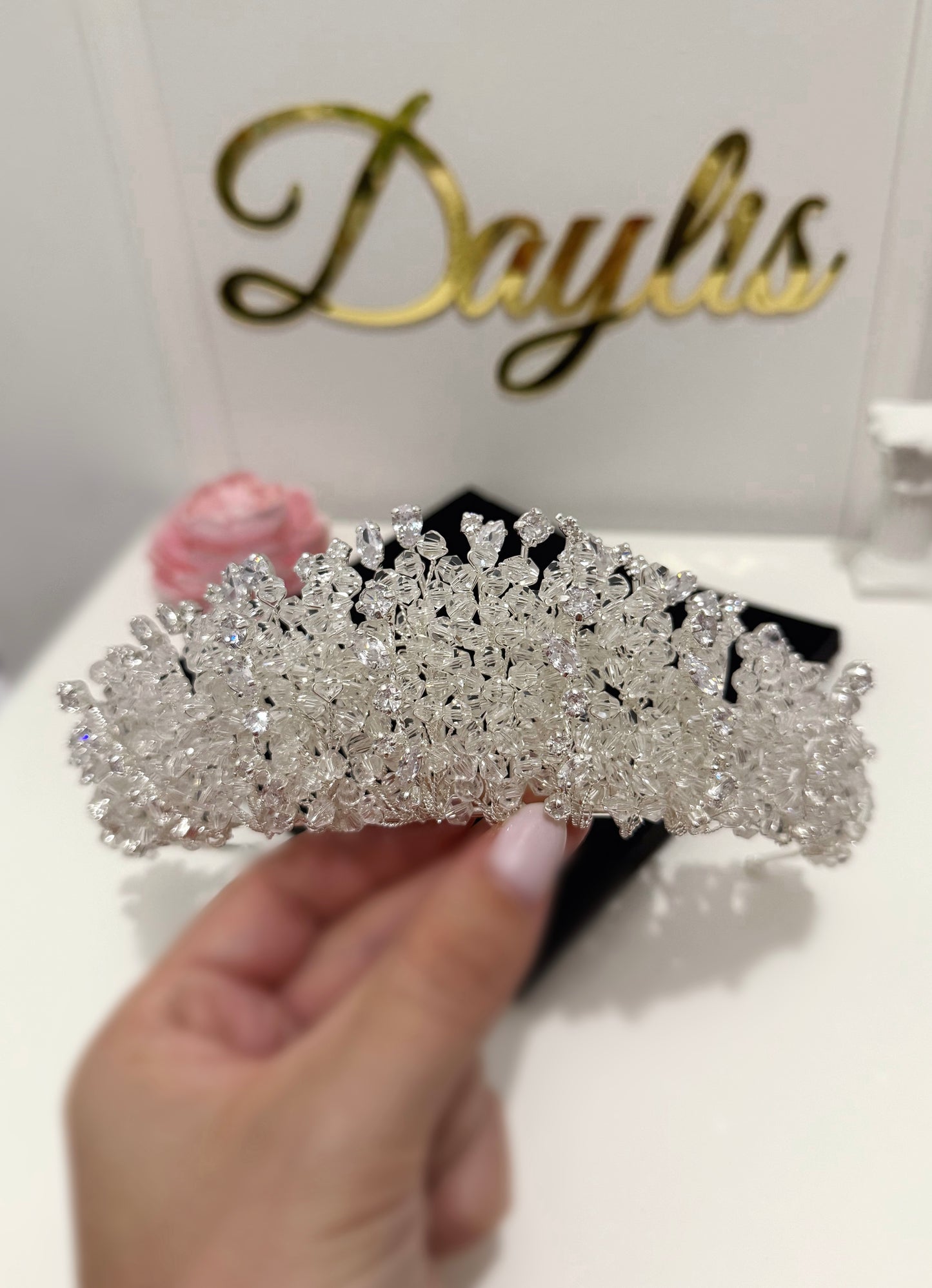 Coronita mireasa Daria Large - Daylis