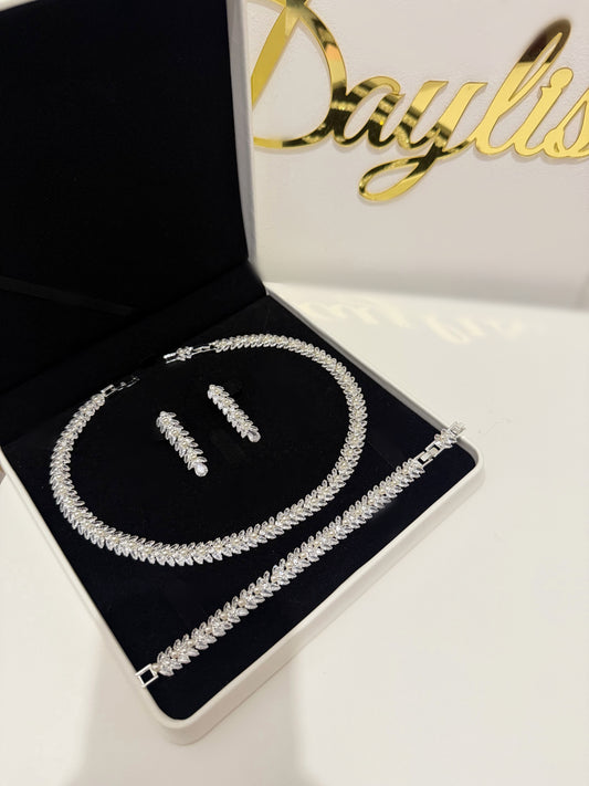 Set bijuterii cristale zirconiu și perle Bonami - Daylis