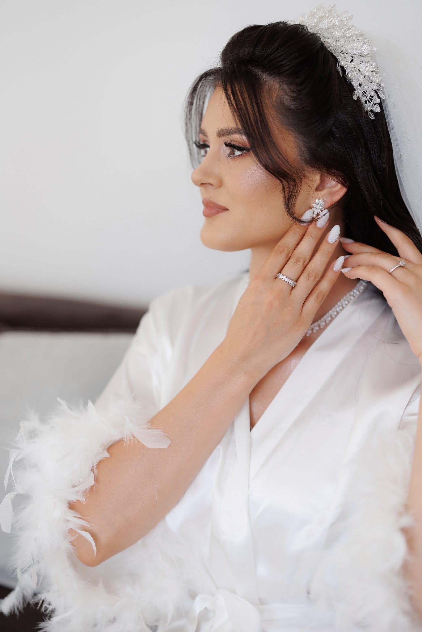 Set bijuterii cristale zirconiu si perle Serenity Daylis