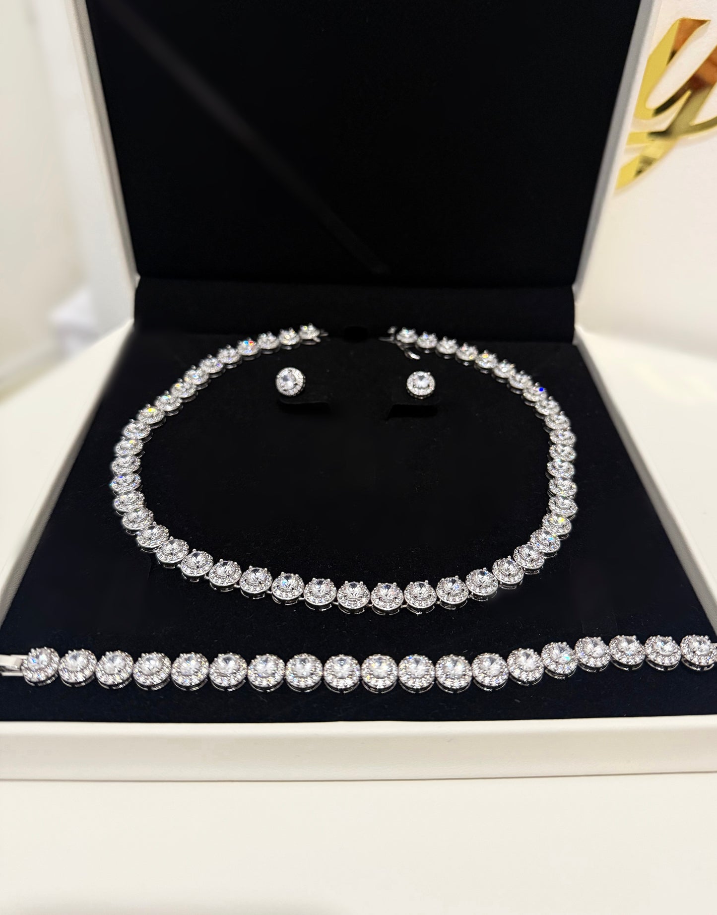 Set cristale zirconiu Rina Daylis 3 piese