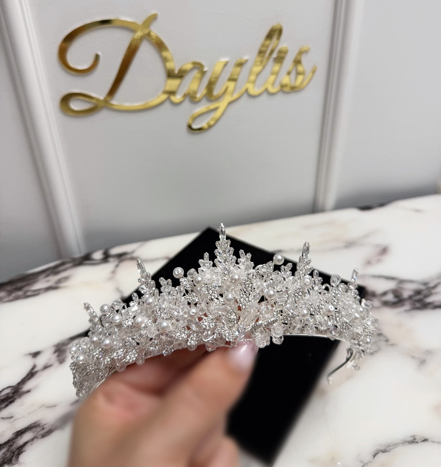 Coronita premium cristale zirconiu Aurora - Daylis