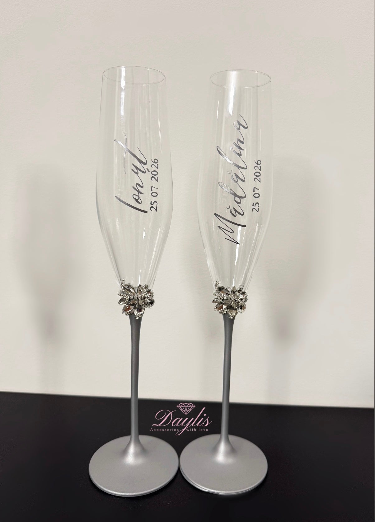 Pahare Deluxe Silver - Daylis