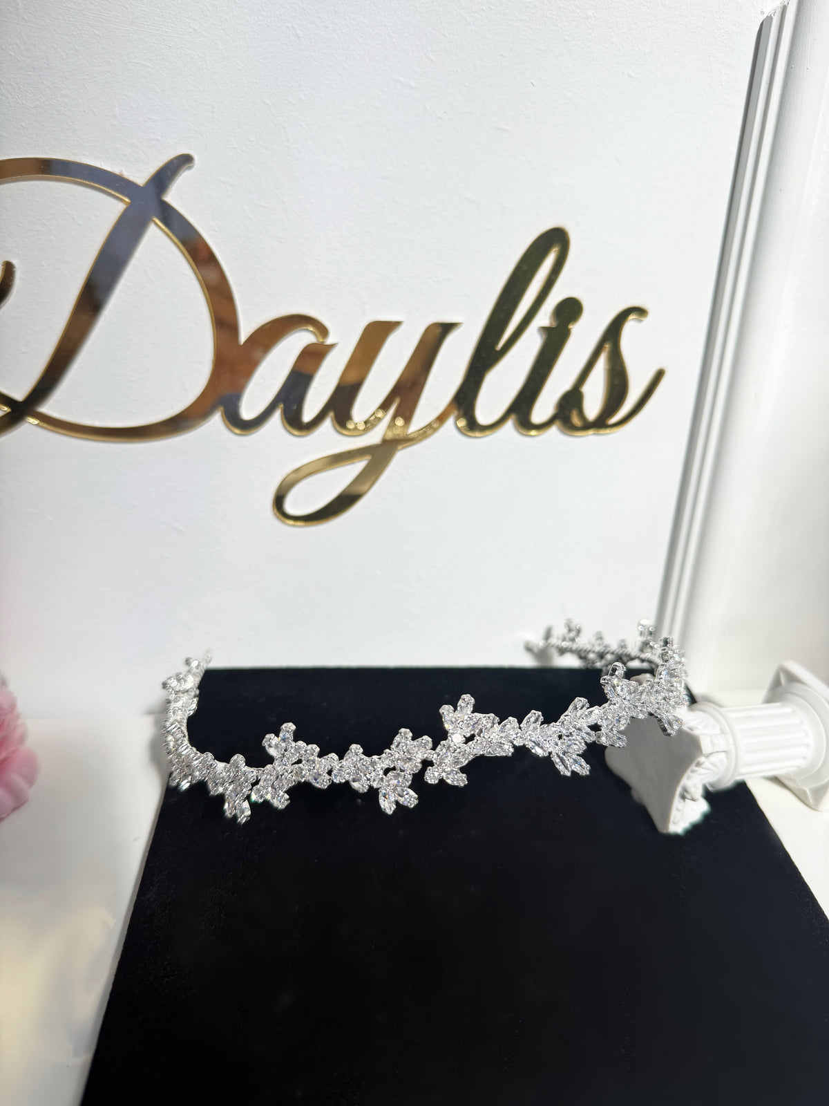 Diadema flexibila cristale zirconiu Alana - Daylis